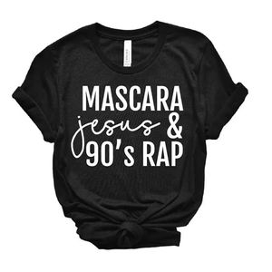 Brand New! "Mascara Jesus & 90's Rap" Fashion T-shirt